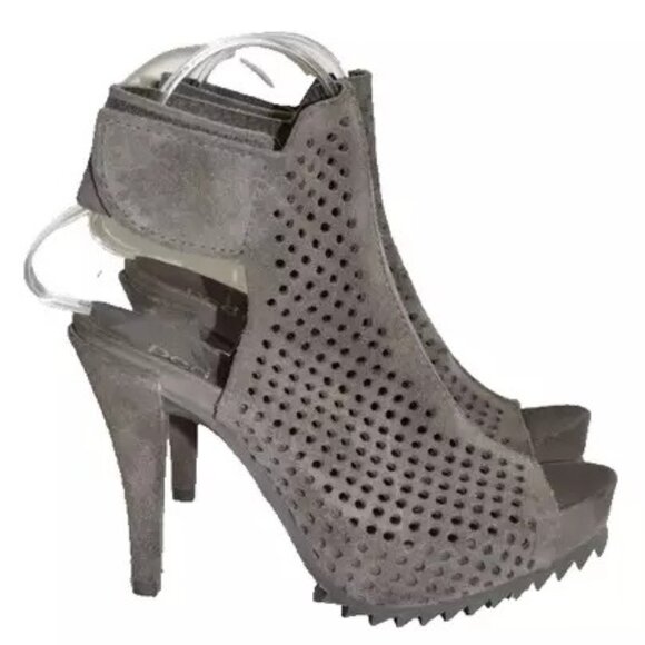 Pedro Garcia | Shoes | 60 Pedro Garcia Persis Perforated  $600 PEDRO GARCIA PERSIS PERFORATED SUEDE PLATFORM SANDAL SUEDE BROWN 36 (DB33)